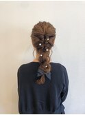 編みおろしアレンジ