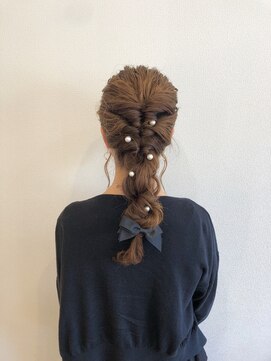 マヤ 敷島店(MYA) 編みおろしアレンジ