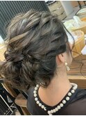 お呼ばれヘアセット♪