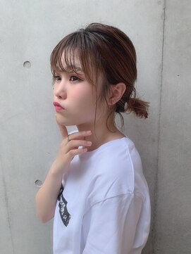 ユーフォリア 新宿通り(Euphoria) 【Euphoria】フェミニンゆるふわ簡単ローポニー☆