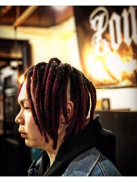 ゾーマ(ZOUMA) 2ブロック　ドレッド　赤系