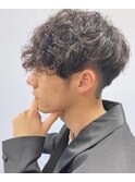男前パーマ