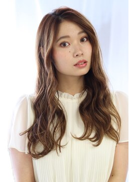 ヘアリゾート ブーケ(hair+resort bouquet) 《かきあげバング》ゆる巻きロング☆