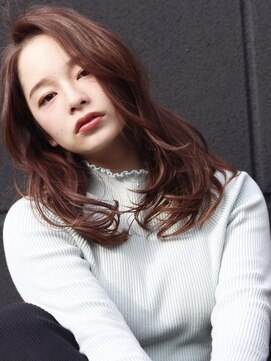 セシルヘアー(CECIL hair) マロンブラウン×前髪かきあげスタイルで大人っぽ