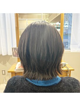 サロン ド ビカ(Salon de bika) ウルフボブ×ダークマット