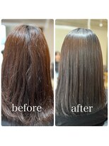 アレッタ 大森町(aletta)&nbsp;カット+カラー+酸性ストレート+細胞補修