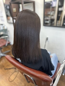 ヘアーサロン カラー 色彩店(COLOR) 暖色ベージュ