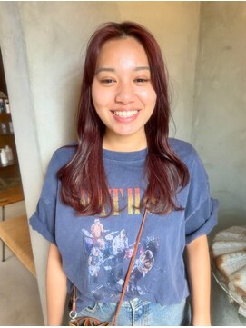ヘアーミュゼ 井田店(Hair Musee) レッドブラウン