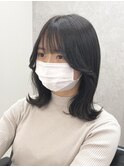 《韓国ヘア》伸ばしかけにもおすすめ＊韓国風外ハネ
