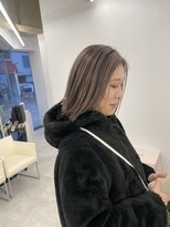 ブラウン(Brown) イメチェンヘアスタ イルバレイヤージュカラー/藤沢