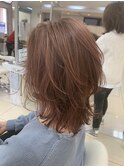 大人可愛い♪ミディアムレイヤー♪