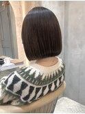◯切りっぱなしボブ美髪エアリーロングピンクブラウングレージュ
