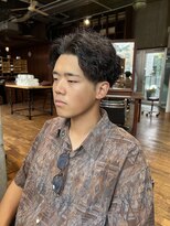 メロン 恵比寿(MERON)&nbsp;【奥村】ツイストスパイラル×センターパート［恵比寿/パーマ］