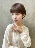 前髪イメチェンアンブレラカラーこなれミディウェーブパーマ