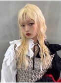 ブロンド/ハイトーン/レイヤーカット