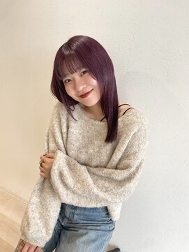 ゲリール ヘア プラス ケア(guerir hair+care) 【guerir hair + care】ボルドー×ラベンダー