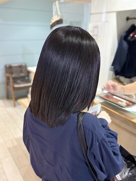 プラグ バイ ネオリーブ(plug by neolive) こなれミディ×髪質改善[髪質改善/縮毛矯正/韓国]A