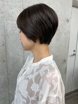 モリオ(morio)&nbsp;＊大人女子上品可愛い重め黒髪マッシュショートボブ30代40代3