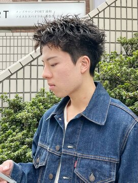 ポート 浦和(PORT) スパイキーパーマツイストスパイラルパーマメンズマッシュ