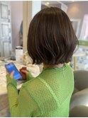 切りっぱなしボブ