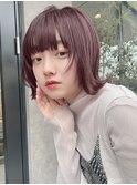 顔まわりウルフレイヤーショートボブ大人可愛い20代30代表参道
