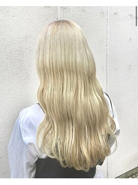 リルミー ミュエナ 大須 矢場町(Lilme myuena) 【ホワイトブロンド】(ブリーチ2回)*rina*