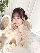 リルミー ミュエナ 大須 矢場町(Lilme myuena)&nbsp;小浜菜摘ちゃんツインおだんごしました♪