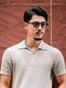 ダグラスヘア サウスサンズ 岐阜 茜部(Douglas hair South sun's) 【メンズパーマ】かき上げフェザーショート