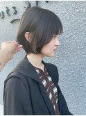 透明感×立体感10代20代30代大人可愛いナチュラル耳掛けショート