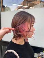 バディ 中野駅前店(BUDDY)&nbsp;ピンクインナーカラー(ケアブリーチ+ケアカラー+髪質改善)