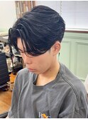 ニュアンスパーマ/フェザーパーマ/刈り上げセンターパート