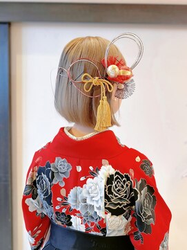 ディティール(DTEEL) ボブヘアセット◯袴ヘア