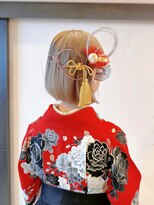 ディティール(DTEEL) ボブヘアセット◯袴ヘア