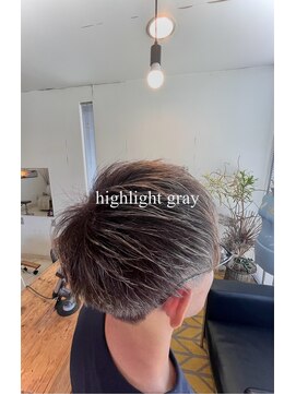 アンダーカバー UNDERCOVER 30代_40代_メンズ_白髪ぼかし_ハイライト_マッシュレイヤー