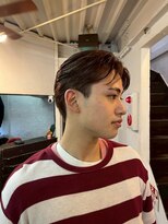 ビーバイエイトジェンツ(Bee by EIGHT GENTS)&nbsp;MEN’S HAIR/サーフカール/刈り上げセンターパート/心斎橋