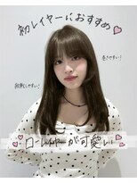 ソア 並木坂(Soa)&nbsp;韓国スタイル/透明感カラー/レイヤー/熊本/上通り/並木坂/sae