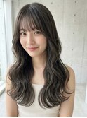 ワンホンレイヤー/ミルクティーブロンド/ダークブルー/幡ヶ谷