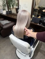 ムーブ(Moob)&nbsp;艶感抜群ハイトーンホワイトシルバーカラー【別府】
