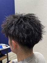 ハッシュタグネイビー 仙台駅前店(#NAVY) ツイストスパイラル仙台美容室波巻きシャドウパーマサーフカール
