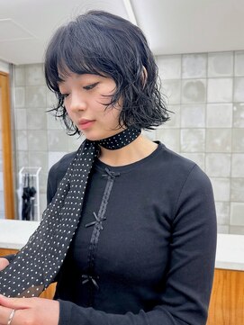 テトヘアー(teto hair) ボブパーマ　ボブレイヤー　ミニボブ　顔周りパーマ