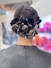 【ヘアセット】結婚式・パーティヘアセット/アレンジ（早朝TEL)可￥4500