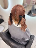 ヘアセット クラン ソア 心斎橋店(hair set Clan soar)&nbsp;ツインテール【クランソア】ヘアメ/ヘアセット/心斎橋