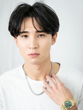 モッズヘア メン 南越谷南口店(mod's hair men) 20代30代社会人センターパートブラック爽やかショートI南越谷