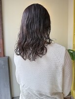ヒントステーション(HINTSTATION) 〈浅草 半個室〉ニュアンスパーマ×ラベンダーブラウン