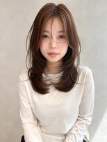 トゥルーズ 梅田茶屋町店(TLUUS)&nbsp;【TLUUSデザインカラーグレージュハッシュカット】