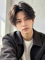 ノア 三宮店(NOA)&nbsp;【NOA】韓国風毛流れセンターパート×フェザーニュアンス