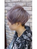 ユーアールキャッスル(UR CASTLE) パープルグレージュ マッシュ ショート