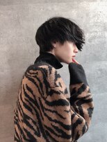 シン(syn) ツイストスパイラルパーマ 黒髪マッシュ