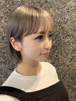 ウィルゴ(VIRGO) ミニボブ/ミルクティーカラー/ケアブリーチでダメージカット/