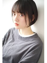 ヘアメイク エイト キリシマ(hair make No.8 kirishima)&nbsp;《hair make No.8・中村》前下がり×丸みショートボブ